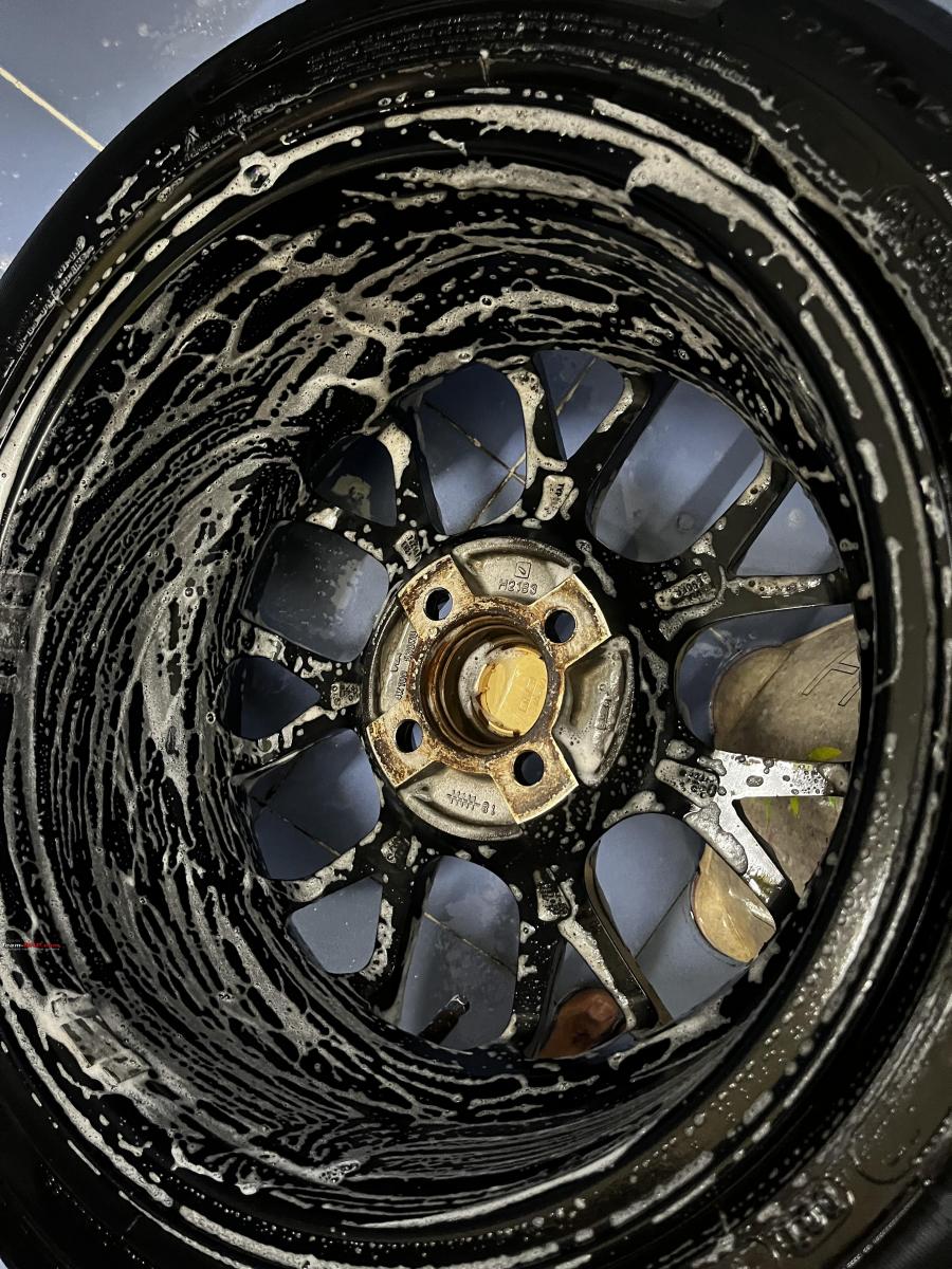 DIY Deep cleaning my Honda City's alloy wheels & brake calipers TeamBHP